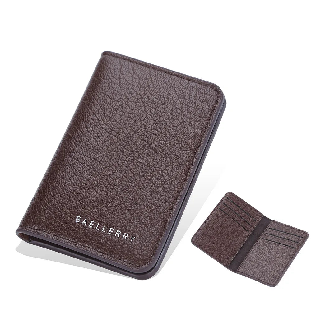Lonrier & Co Minimalist Slim Wallet – PU Leather Edition
