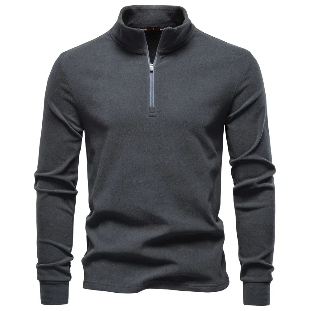 Lonrier & Co. Men's Soft Shell Zip Sweatshirt