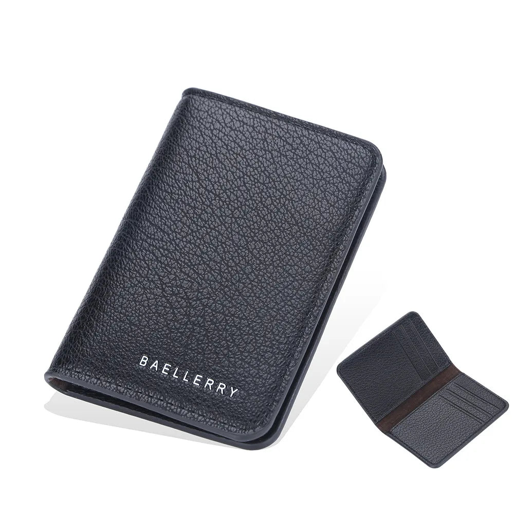 Lonrier & Co Minimalist Slim Wallet – PU Leather Edition