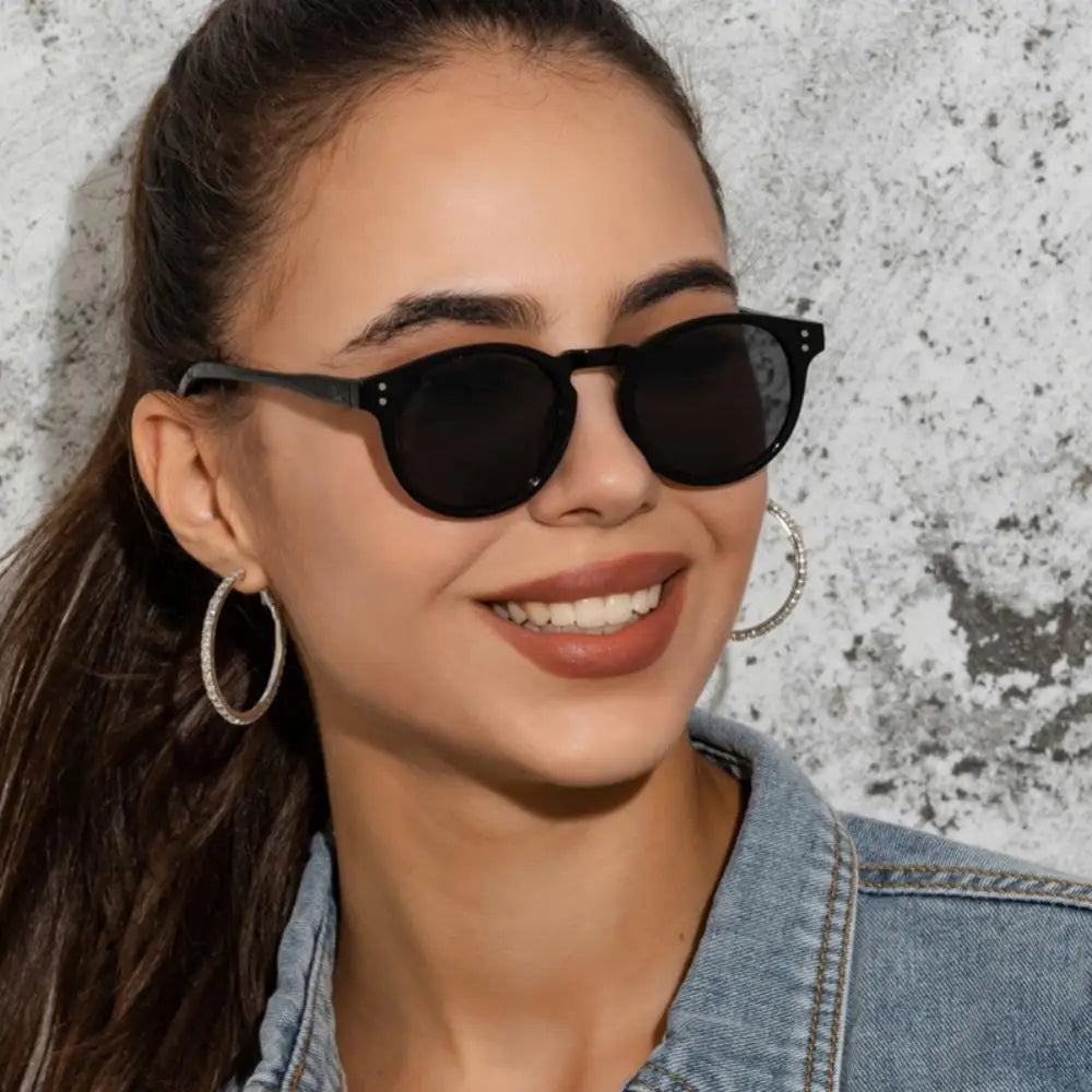 Lonrier & Co Classic Vintage Round Sunglasses