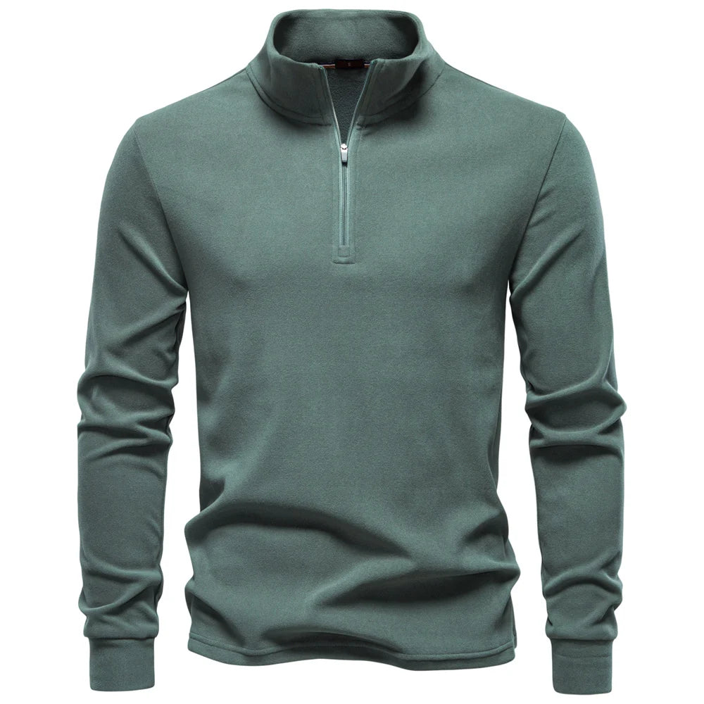 Lonrier & Co. Men's Soft Shell Zip Sweatshirt