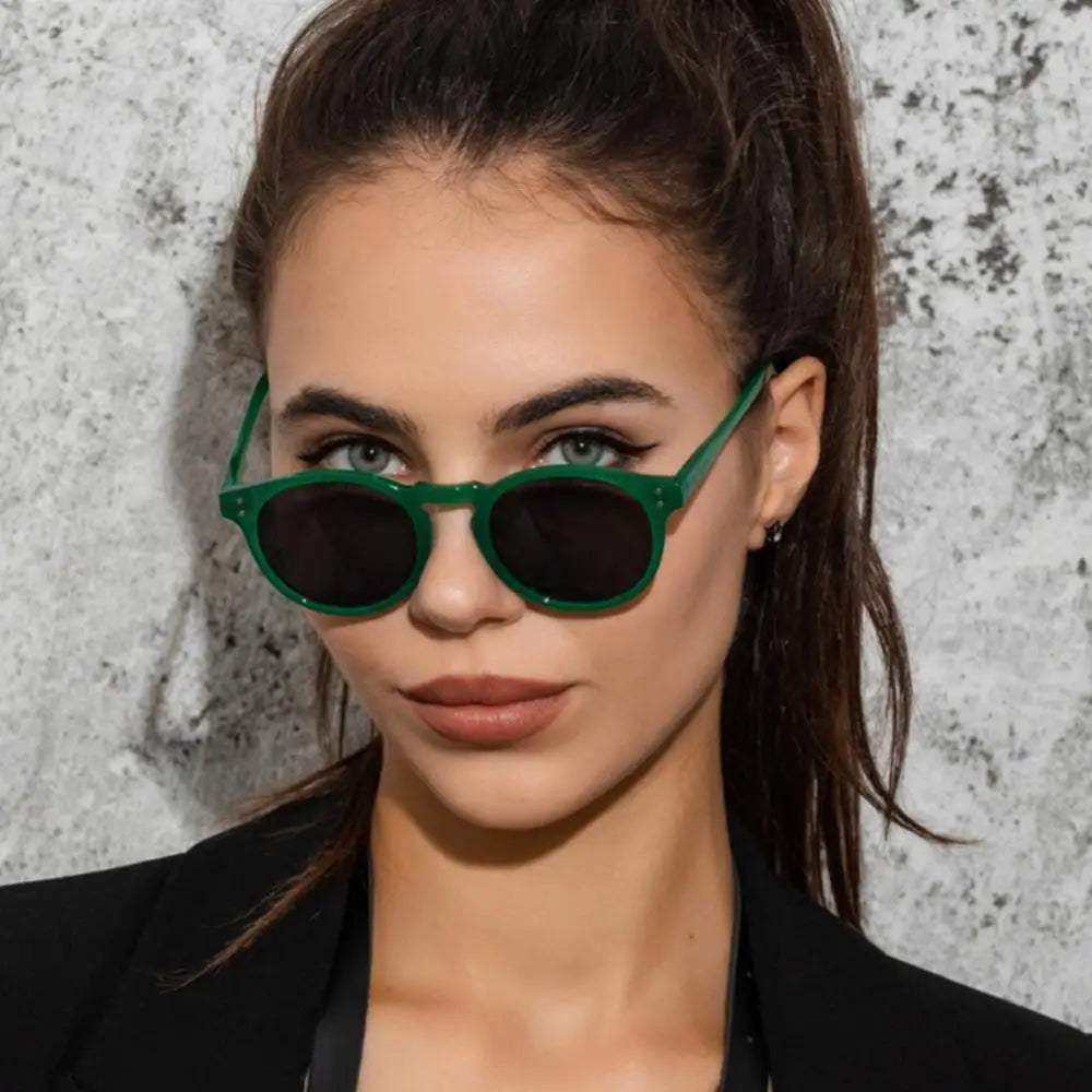 Lonrier & Co Classic Vintage Round Sunglasses